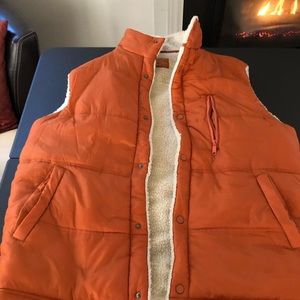 Men’s orange vest